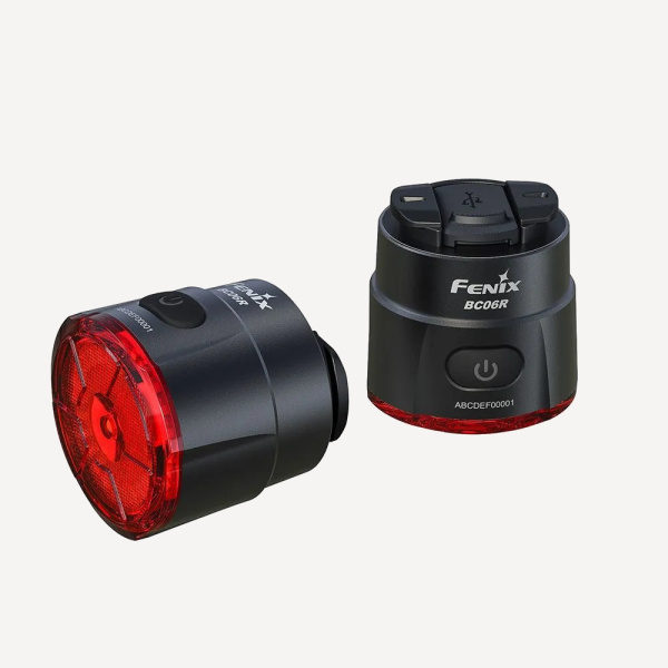 ВелоФара задняя Fenix BC06R 90 Lumen (Красный свет, 560mAh, Type-C)